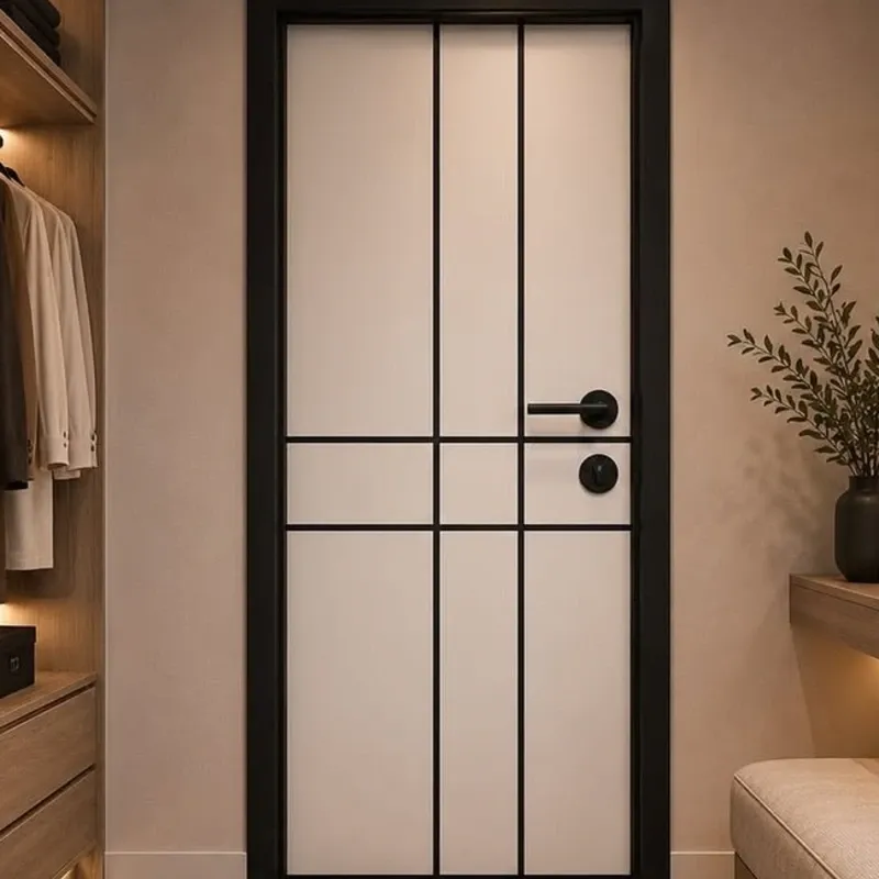Puerta blanca interior