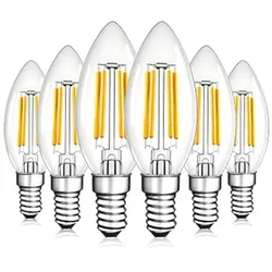 Bombillo E12 2700K Amarillo Vintage