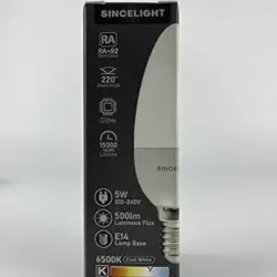 Bombillo E14 6500k Blanco