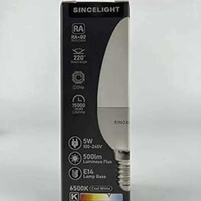 Bombillo E14 6500k Blanco