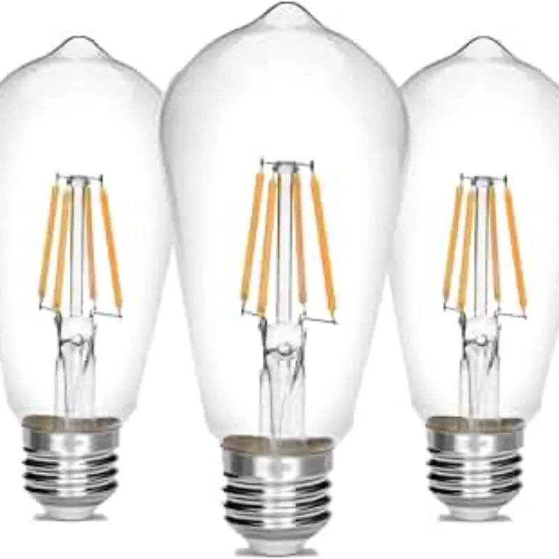 Bombillo E26 3000k Amarillo Vintage