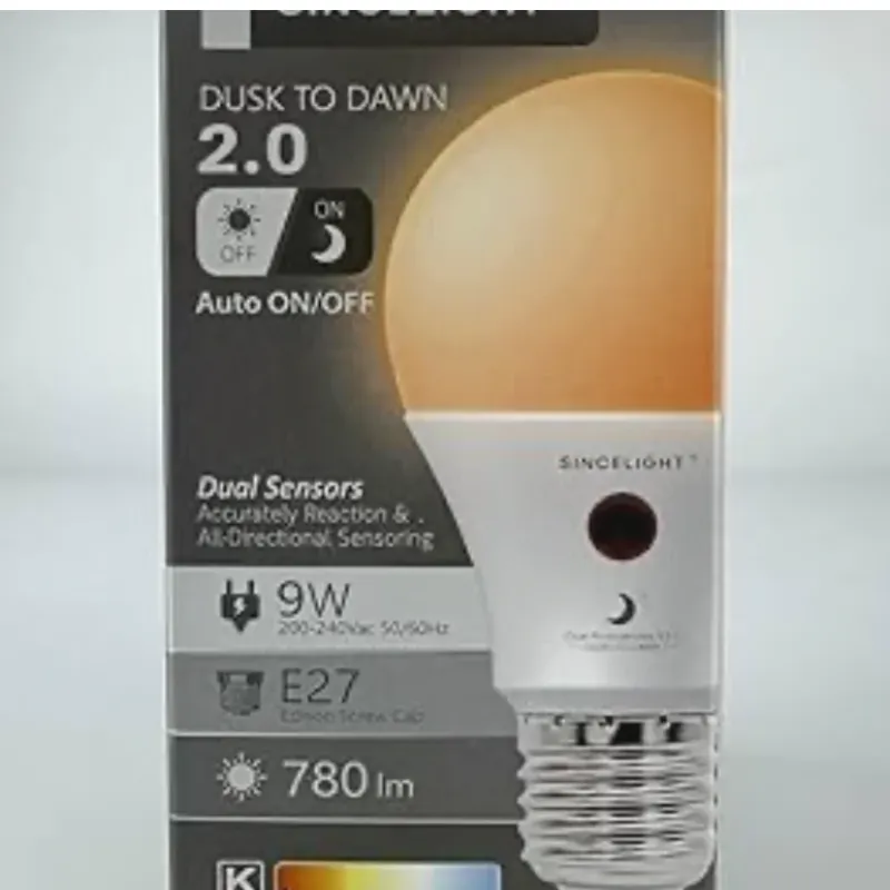 Bombillo E26 con Sensor de Movimiento 3000k