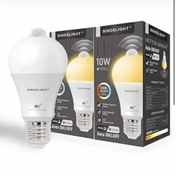 Bombillo E26 con Sensor de Movimiento 3000k