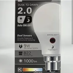 Bombillo E26 con Sensor de Movimiento 5000k