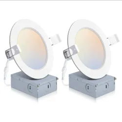Dicroicas 4 pulgadas con cambio de luces de 2700k a 6000k