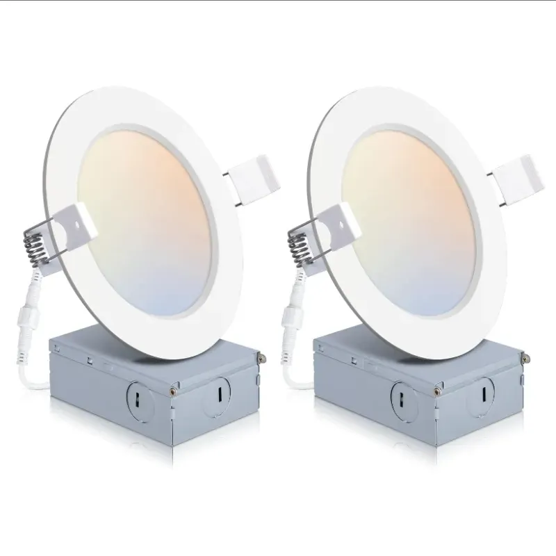 Dicroicas 4 pulgadas con cambio de luces de 2700k a 6000k