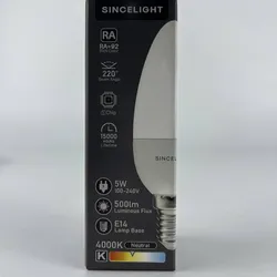 Bombillo E14 4000K Amarillo