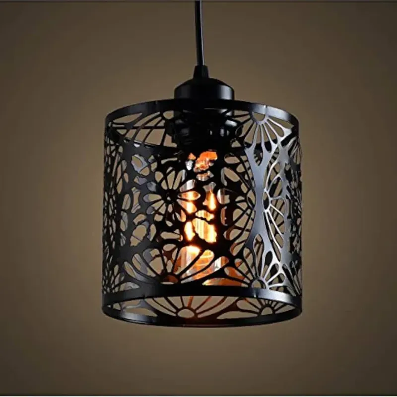 Moderna lámpara colgante industrial simple restaurante bar techo lámpara colgante creativo esqueleto lámpara colgante accesorios de iluminación para sala de estar dormitorio