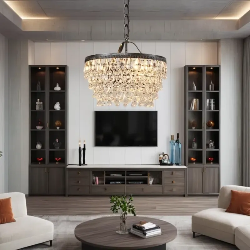 Lampara colgante de cristal BIG