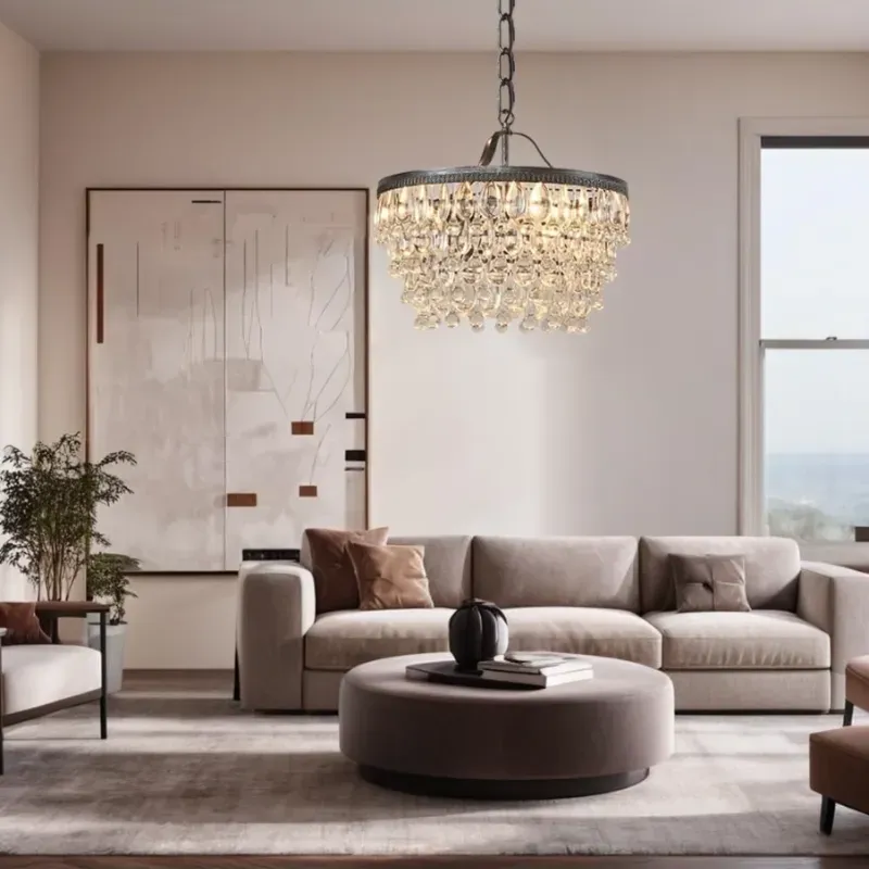 Lampara colgante de cristal BIG