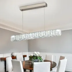 Lampara colgante de cristal estilo moderno