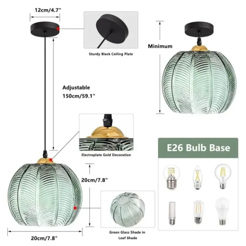 Colgante de 2 Lamparas