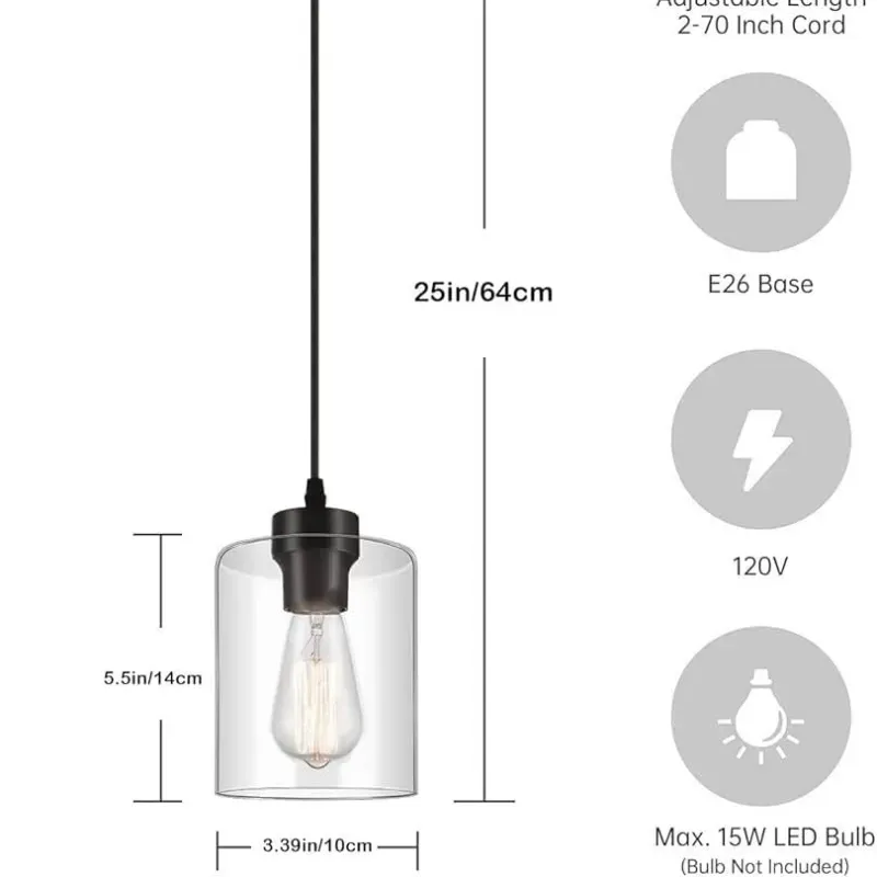 Colgante de 3 lamparas