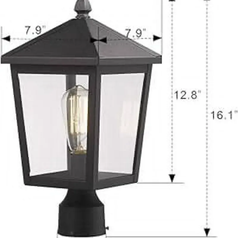 Lampara de exterior de Poste