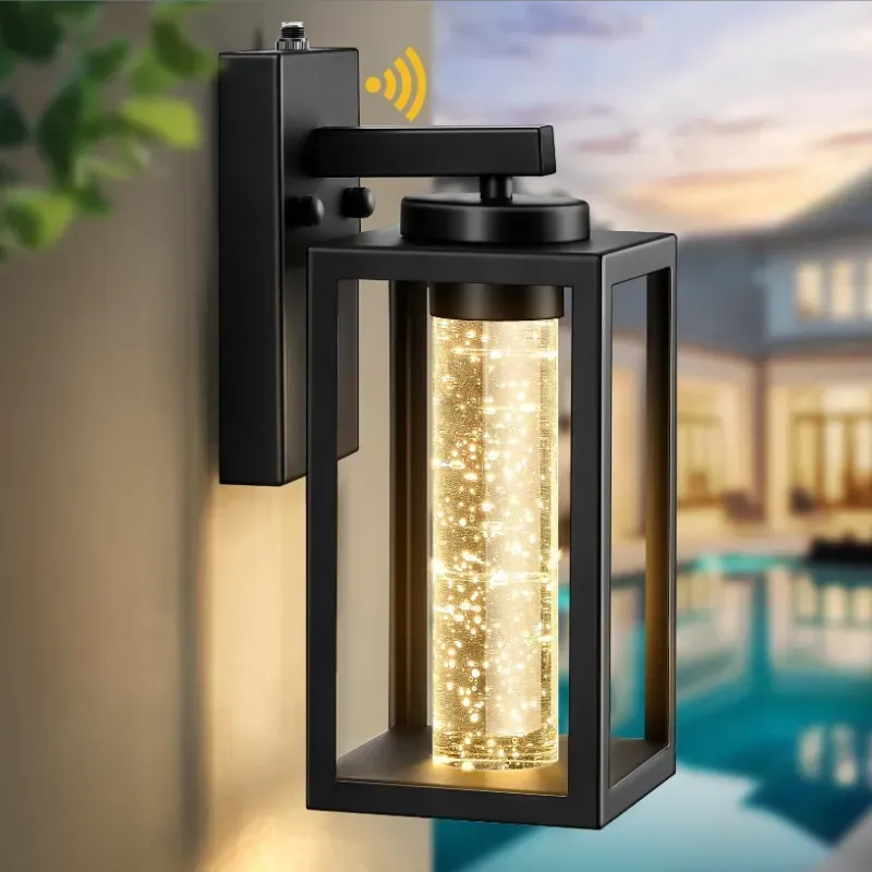 Lampara de exterior led con sensor