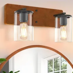 Lampara de pared estilo rustico
