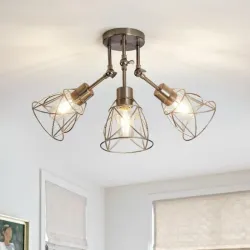 Lampara de techo de 3 luces 