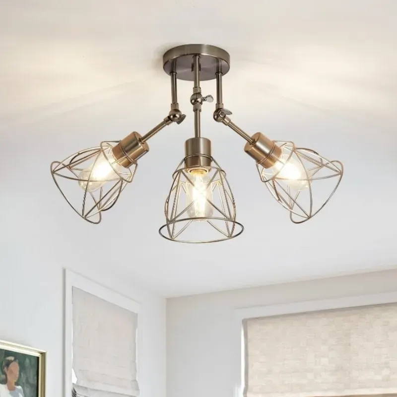 Lampara de techo de 3 luces 