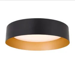 Lampara empotrada negra de 3 luces y 16.5 pulgadas