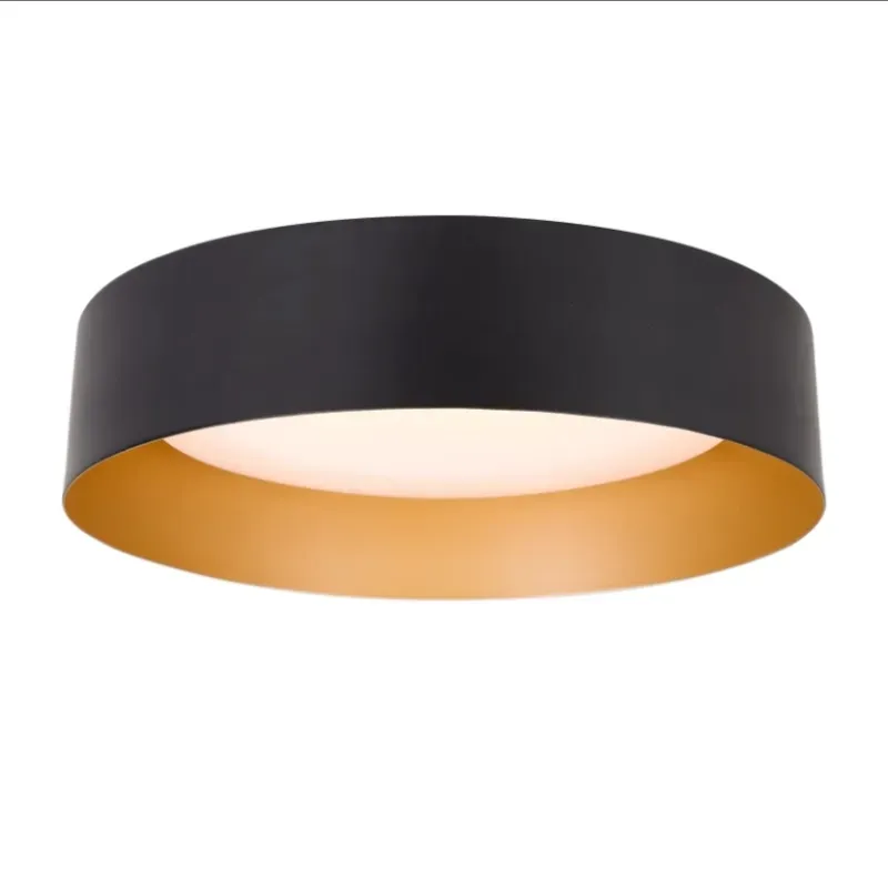 Lampara empotrada negra de 3 luces y 16.5 pulgadas
