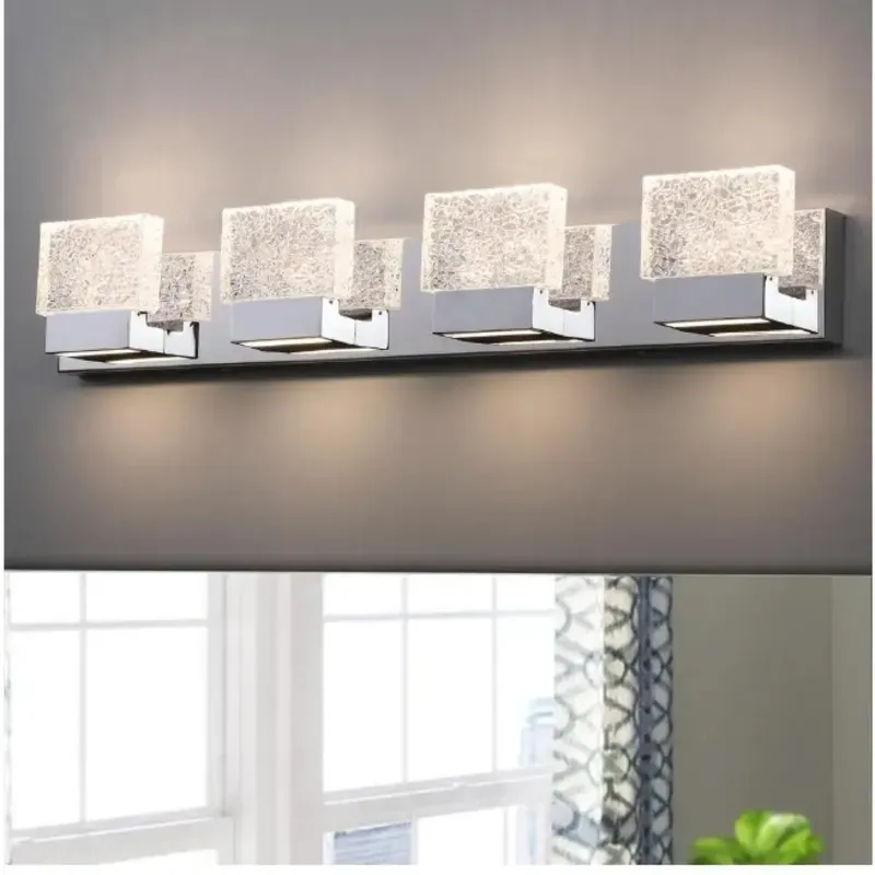 Lampara Led de cristal .