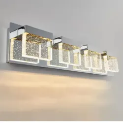 Lampara led de cristal 