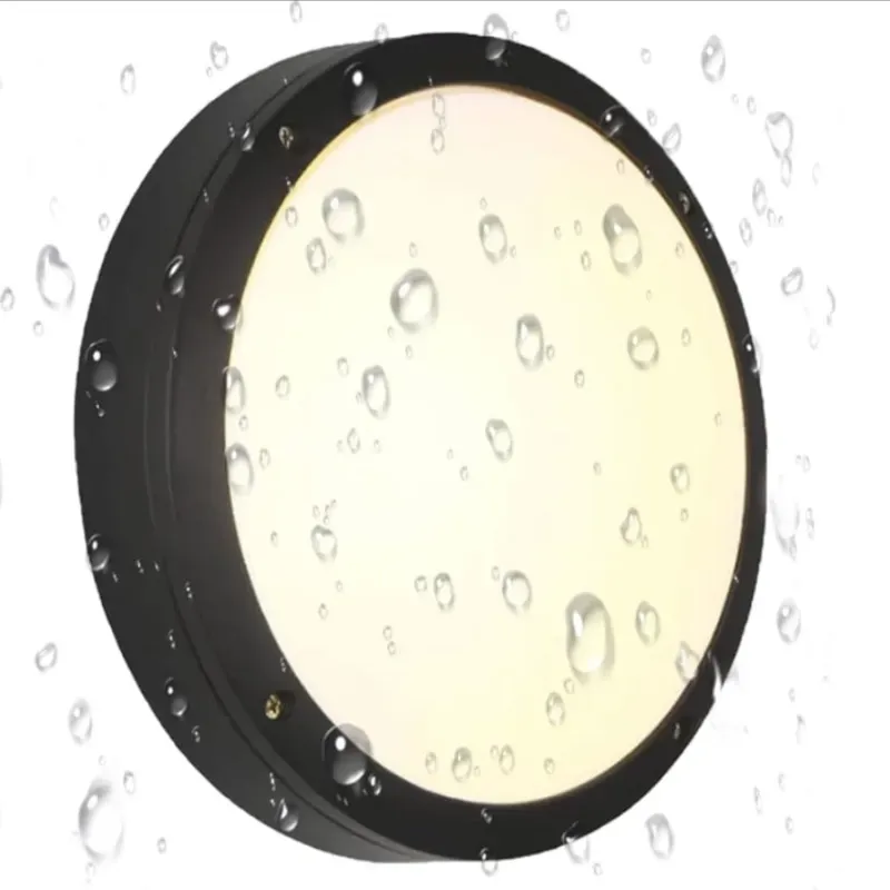 Lampara led negra waterproof