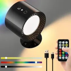 Lampara pequeña led  recargable con su mando 