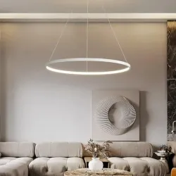 Lampara redonda colgante LED