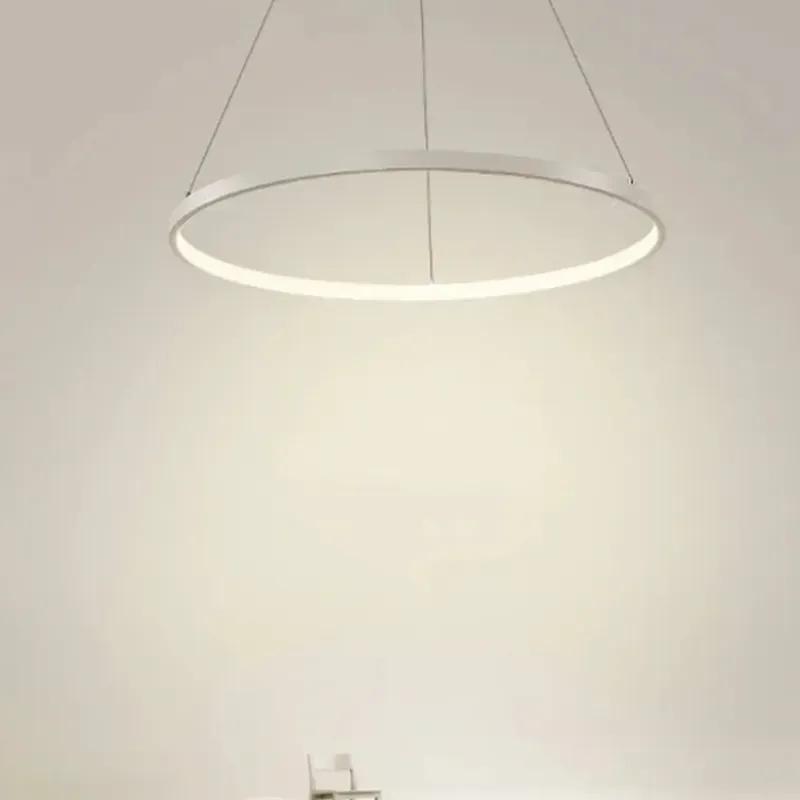 Lampara redonda colgante LED