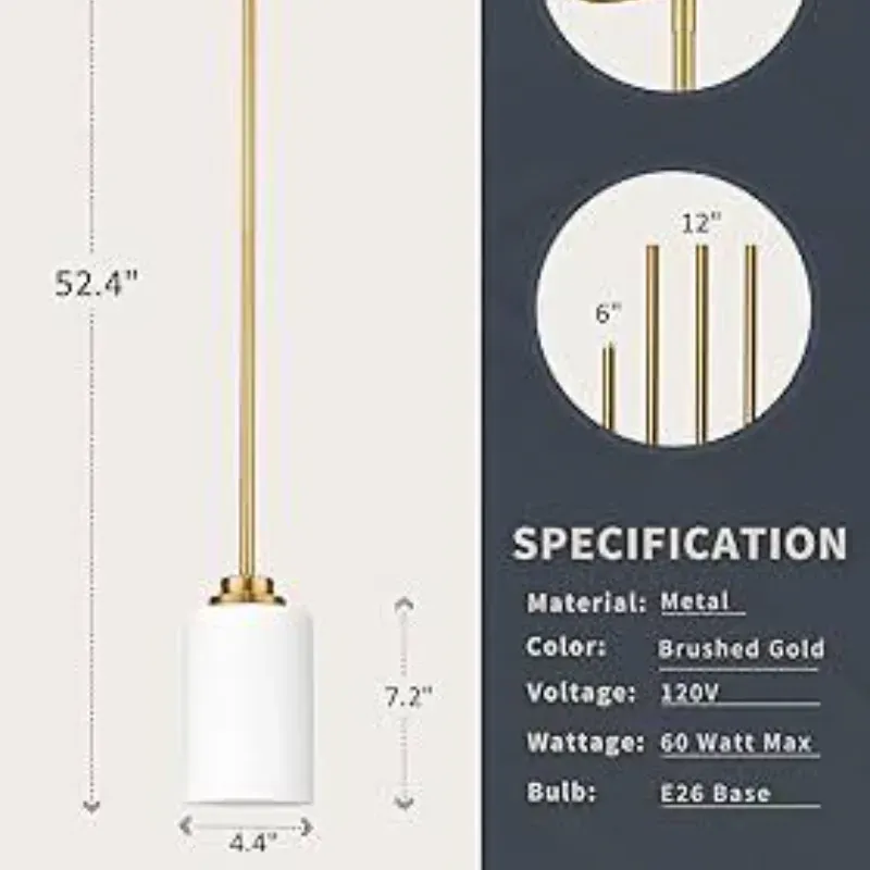 Colgante de 2 Lamparas