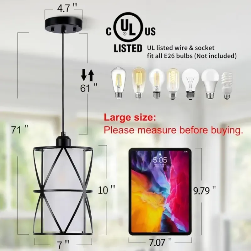 Lámparas colgantes con vidrio esmerilado, iluminación colgante negro mate, isla de cocina, lámparas colgantes cilíndricas, iluminación moderna de isla 