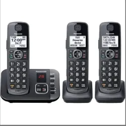 Panasonic de tres bases con contestadora