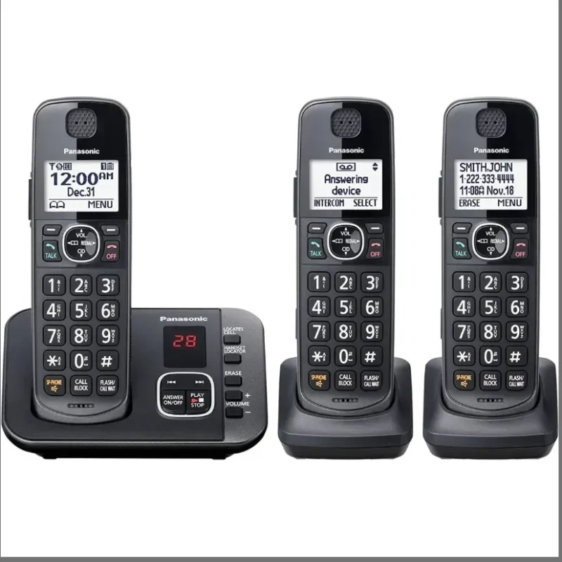 Panasonic de tres bases con contestadora
