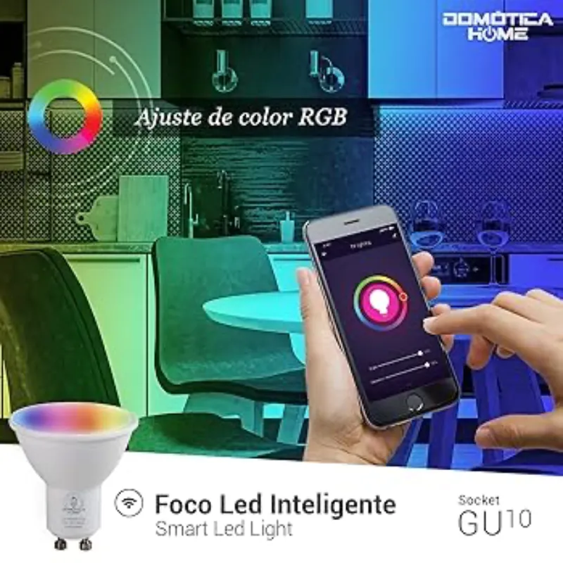 Bombillo GU10 RGB 