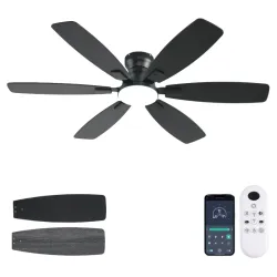 Ventilador de techo de 6 paletas