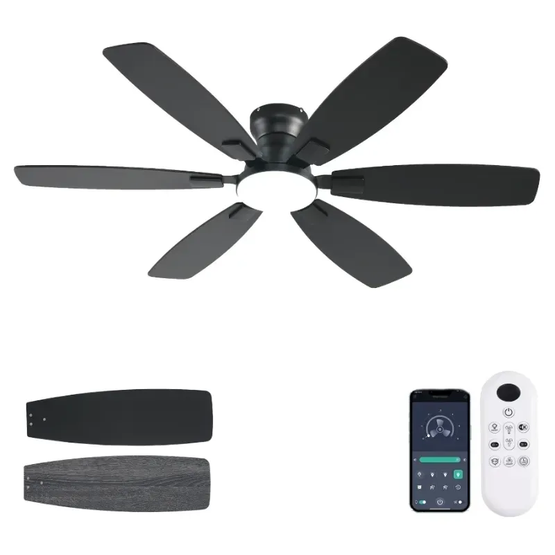 Ventilador de techo de 6 paletas