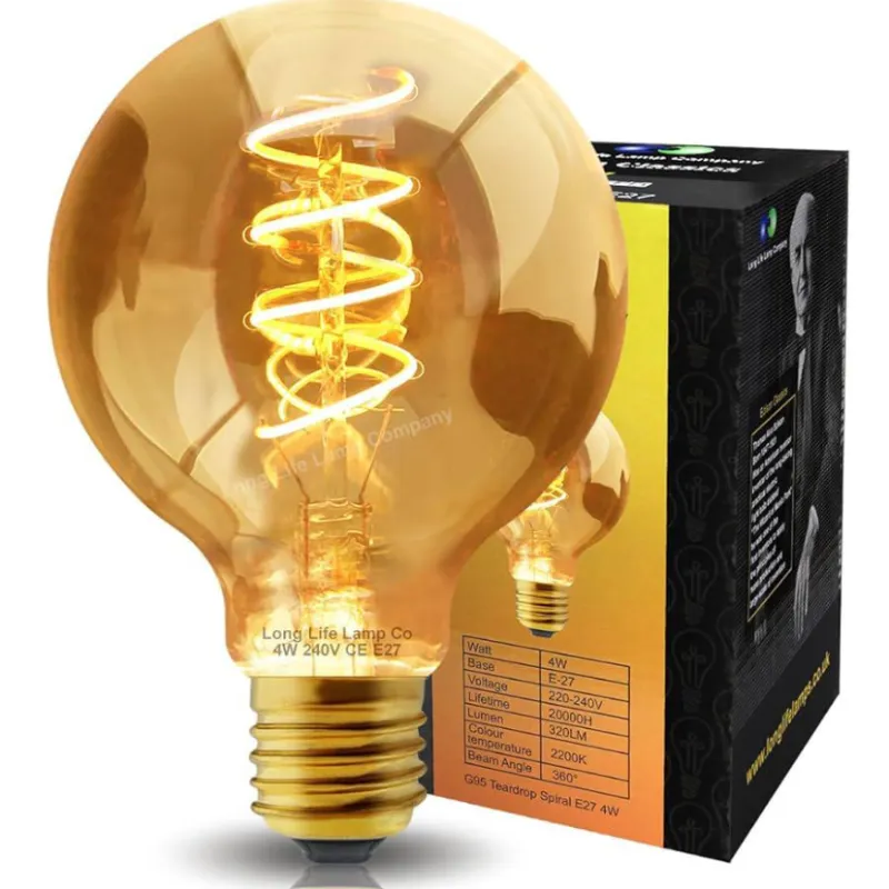 Bombillos E26 Vintage 2700K Amarillo