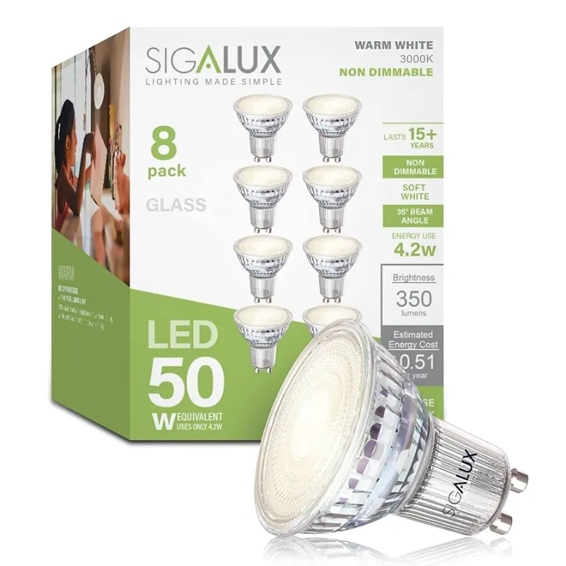 GU10 4000k luz amarilla