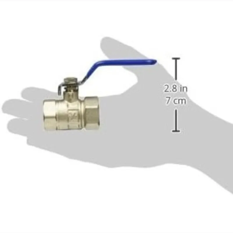 VÁLVULA DE ESFERA, DE LATÓN, ROSCABLE, 1/2", ALTA PRESIÓN