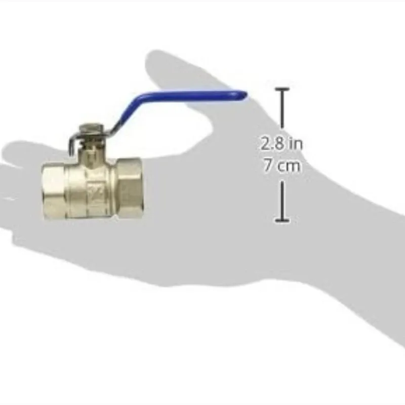 VÁLVULA DE ESFERA, DE LATÓN, ROSCABLE, 3/4", ALTA PRESIÓN  