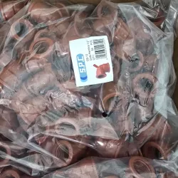 Codo rojo ½ con rosca