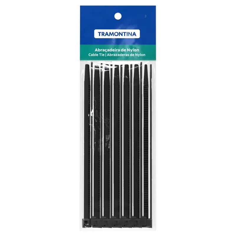 Bridas de Nylon Negras 95X2.4 Tramontina