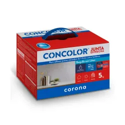 Cemento Blanco. Concolor Junta estrecha Antihongo. Super Blanco x 5 Kg