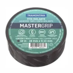 Cinta Aislante Negra 10M 0.13mm Tramontina