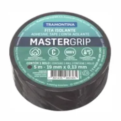Cinta Aislante Negra 5M 0.13mm Tramontina