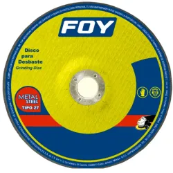 Disco Desbaste (Abrasivo) Tipo 27 para Metal 7" X 3 mm Foy