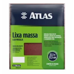 Lija para Madera y Masillas Grano 180 Atlas (pliego)