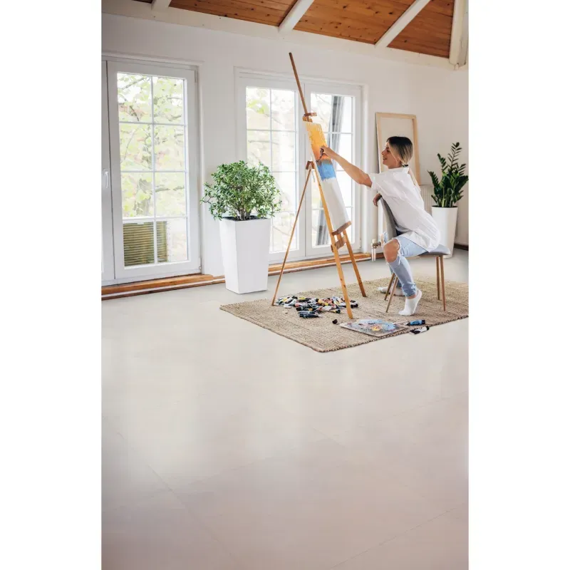 Revestimiento Ceramico Piso 51x51cm Hara Mate Beige CD Caja x 2.08m2 Corona