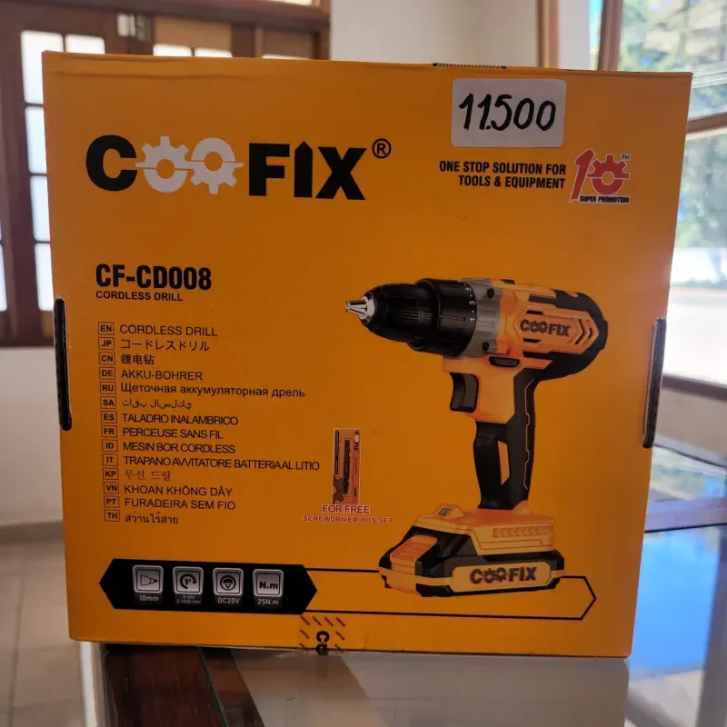 Atornilladora de Batería COOFIX